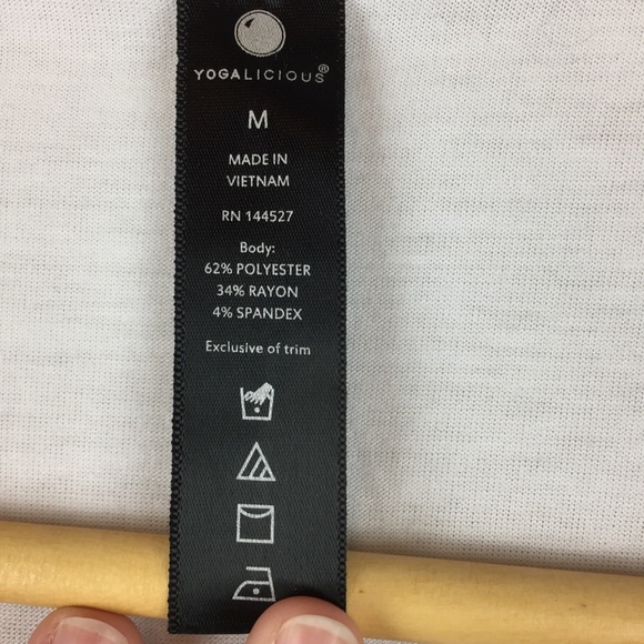 Yogalicious Shirt Yoga Athletic Athleisure Knit - Picture 7 of 8